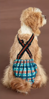 Багаторазовий підгузок для сук Derby Reusable Dog Diaper KS008-05 на шлейках, 3XL, 60-75 см