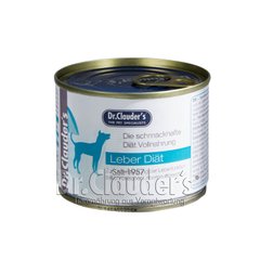 Влажный диетический корм для собак Dr.Clauder's Diet LPD Liver для поддержки функции печени, 200 г