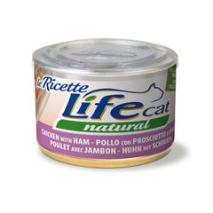 Консерва для котів LifeNatural Курка з шинкою і стручковою квасолею (chicken with ham), 150 г, 150 г