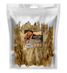 Лакомство для собак UniQ PETS Ушки кролика 1кг