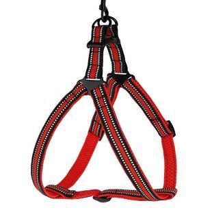 Шлея для Собак BronzeDog Mesh Стандарт Красная