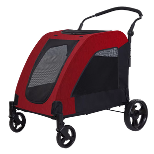 Коляска для домашних животных (до 60 кг) Bestopet (Люпосанчик) BS-RL-11 Red