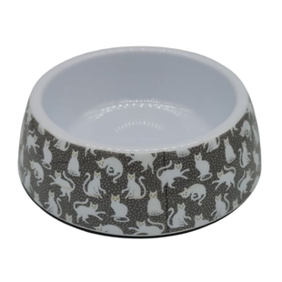 Меламиновая миска для котов Derby AH002 Cats, S, 200 мл, 11.5x14x4.5 см