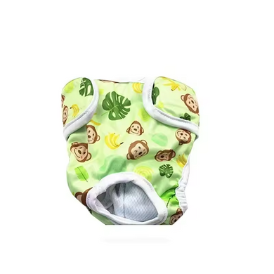 Многоразовый подгузник для сук Derby KS002-09 Monkey, XL, 60-70 см