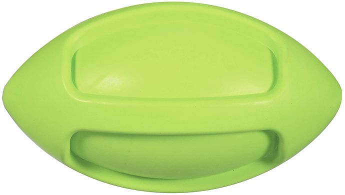 Футбольный мяч для собак JW Pet iSqueak Funble, Зелёный, Large