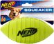 Футбольний м'яч для собак Nerf Dog Squeak, Зелений, Medium/Large