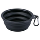 Силіконова складна дорожня миска Derby Food Grade TPE Collapsible Dog Bowl, Черный, 350 мл