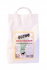 Olewo Рисовые хлопья - Натуральная кормовая добавка для собак, 1 кг, Зип-пакет (развес), Хлопья