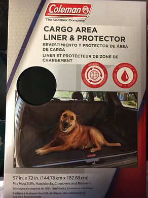 Водонепроникний чохол на сидіння автомобіля Coleman Cargo Area Liner & Protector для собак, 145x183 см