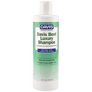 Шампунь для блеска шерсти у собак и котов Davis Best Luxury Shampoo, 355 мл