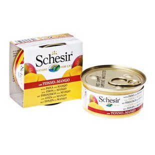 Консерви для котів Schesir Tuna Mango з тунцем і манго 75 г