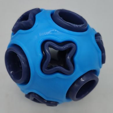 Великий двоколірний м'яч, що світиться Bonny four-corner flash ball, Блакитний