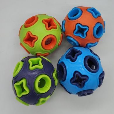 Великий двоколірний м'яч, що світиться Bonny four-corner flash ball, Блакитний