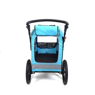 Коляска для домашних животных (до 35 кг) Bestopet (Люпосанчик) BS-RL-02 Light Blue со съемным столиком для груминга