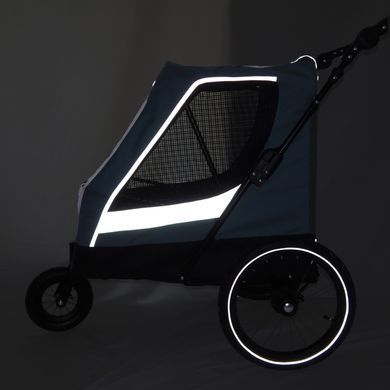 Коляска для домашних животных (до 35 кг) Bestopet (Люпосанчик) BS-RL-02 Light Blue со съемным столиком для груминга