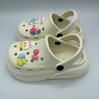 Дитячі сабо White Baby (джибітси в асортименті), 15, 14,5 см