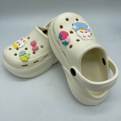 Дитячі сабо White Baby (джибітси в асортименті), 15, 14,5 см