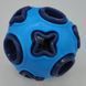 Великий двоколірний м'яч, що світиться Bonny four-corner flash ball, Блакитний