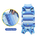Костюм для восстановления собак WanTalk Striped Recovery Suit, Blue, 39 см, 50 см, 31 см, XL