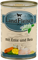 LandFleisch Adult Dog mit Ente und Reis (утка, рис) 400 г