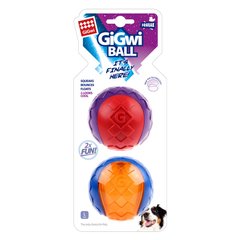 Іграшка для собак Gigwi Ball М'яч 8 см з Пищалкою Набір з 2 шт, Large
