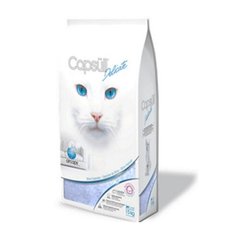 Кварцевый впитывающий наполнитель Capsull Delicate (baby powder) для туалетов котят и чувствительныхкошек, 1,5 кг