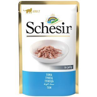 Вологий корм для котів Schesir Tuna Тунець у желе, 85 г