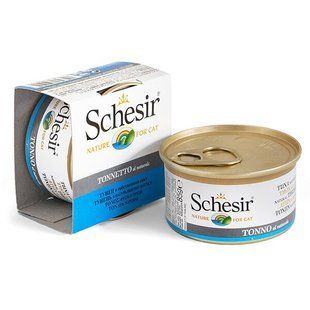 Консерви для котів Schesir Tuna Natural Style з тунцем у власному соку 85 г