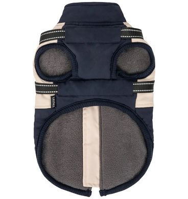 Зимова куртка для собак V.PET.B.R. Luxury Dog Jacket C519 Black&Cream, 38,5 см, 59 см, 37 см, 2XL