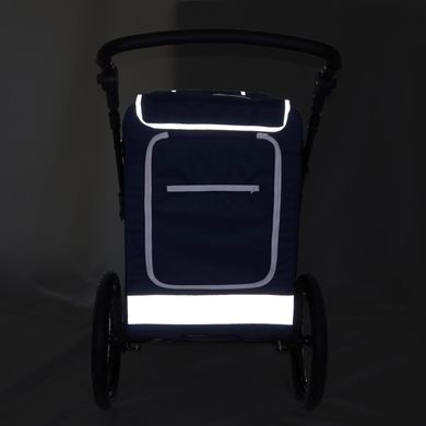 Коляска для домашних животных (до 35 кг) Bestopet (Люпосанчик) BS-RL-02 Dark Blue со съемным столиком для груминга