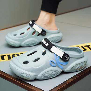 Чоловічі сабо Salt Grey & blue OK, 43, 25,5 см