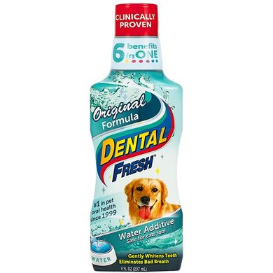 Жидкость от зубного налета и запаха из пасти собак и кошек SynergyLabs Dental Fresh, 237 мл
