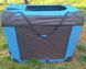 М'яка клітка-переноска для великих собак Pet Travel Blue-black, 132х90х100 см
