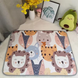 Многоразовая пеленка Pelushka Forest animals, 100х120 см