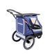 Коляска для домашних животных (до 35 кг) Bestopet (Люпосанчик) BS-RL-02 Dark Blue со съемным столиком для груминга