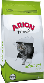 Arion Friends Adult Cat корм для дорослих котів з куркою, 1 кг, Відро (на вагу)