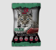Напіввологі ласощі Alpha Spirit Cat Snacks (качка), качка, 50 г
