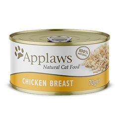 Консервований корм для котів Applaws Chicken Breast in Broth з куркою, 70 г