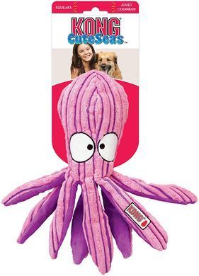 М'яка іграшка для собак KONG CuteSeas Octopus, Medium