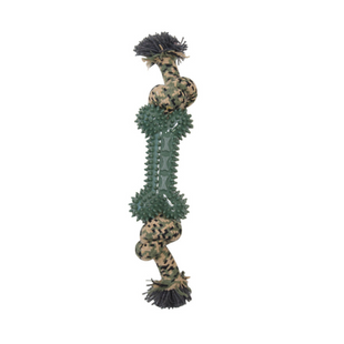 Игрушка для собак Derby Camouflage Cotton Rope Chew Toys с косточкой