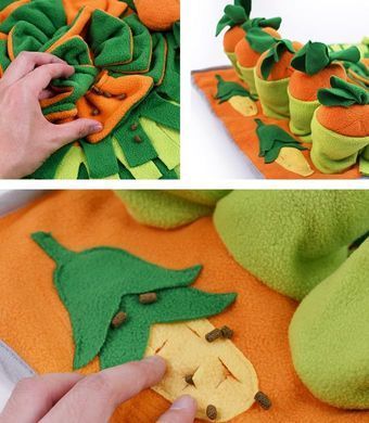 Коврик для нюханья для собак Derby Carrot Design Pet Snuffle Mat