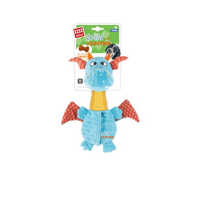 Іграшка для Собак Gigwi Плюшевий Дракон з Гумовою шиєю і пищалкою 35 см