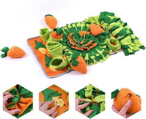 Коврик для нюханья для собак Derby Carrot Design Pet Snuffle Mat