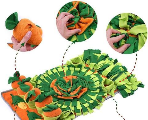 Коврик для нюханья для собак Derby Carrot Design Pet Snuffle Mat