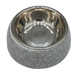 Меламиновая миска с чашей из нержавеющей стали Derby AH005 Grey Leaves, S, 150 мл, 10.5x14x4 см