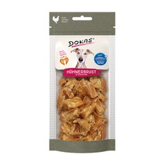 Ласощі для собак Dokas - Куряча грудка шматочками, курка, 50 г