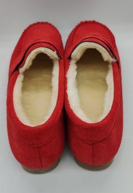 Повсякденні теплі мокасини Red, 38, 23,5 см