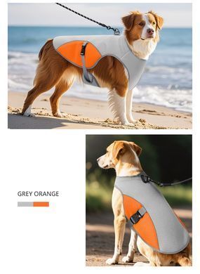 Літній охолоджуючий жилет для собак Derby Summer Dog Cooling Harness PA0360-1 Orange, 35 см, 42-50 см, 30-36 см, S