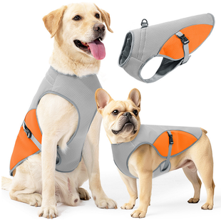 Летний охлаждающий жилет для собак Derby Summer Dog Cooling Harness PA0360-1 Orange, 35 см, 42-50 см, 30-36 см, S