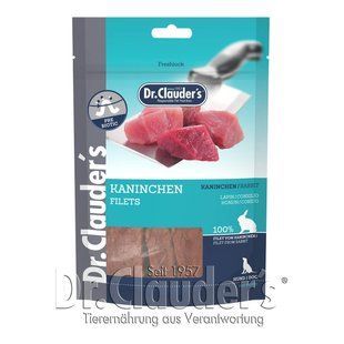 Лакомство для собак Dr.Clauder`s Rabbit Filet с кроликом, кролик, 80 г